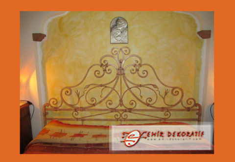 Ferforje modern yatak modelleri