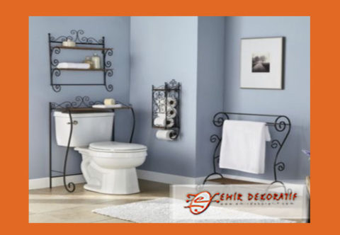 Ferforje banyo dekorasyonu