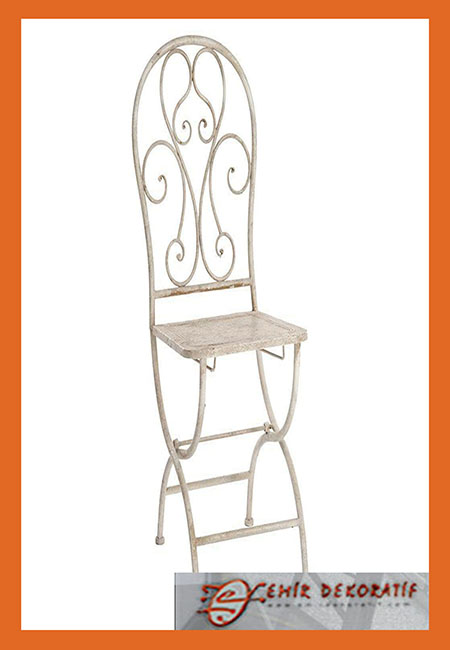 Ferforje kibar sandalye