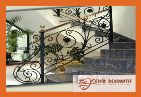 Ferforje merdiven korkuluk modelleri-2