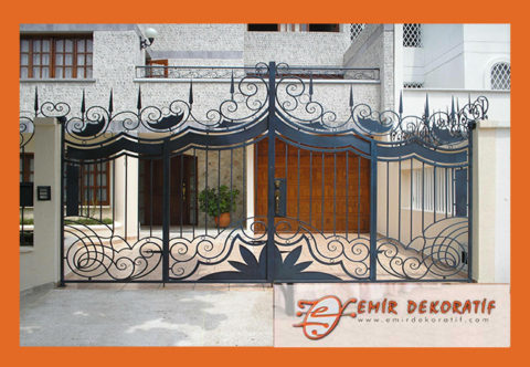 Ferforje kapı modelleri-7